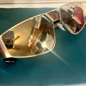 Gold Moschino sunglasses Original used only once
